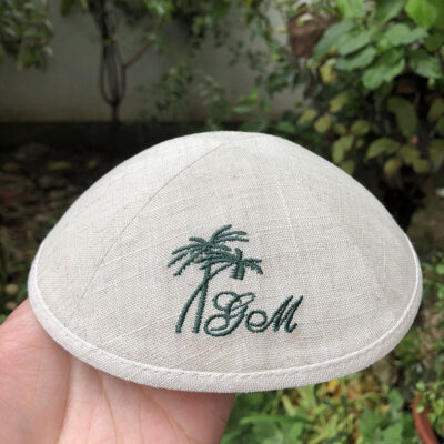Kippot-for wedding linen kipa kippah yarmulkes.jpg