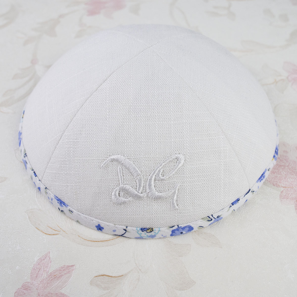 linen klipped kippah linen klipped kippah