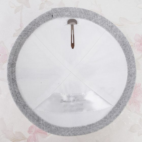 Customize Fine Quality Linen Kippot for wedding, bat bar mitzvah