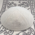 linen-embroidery-logo-kippah-kippot-kipa-yarmulkes