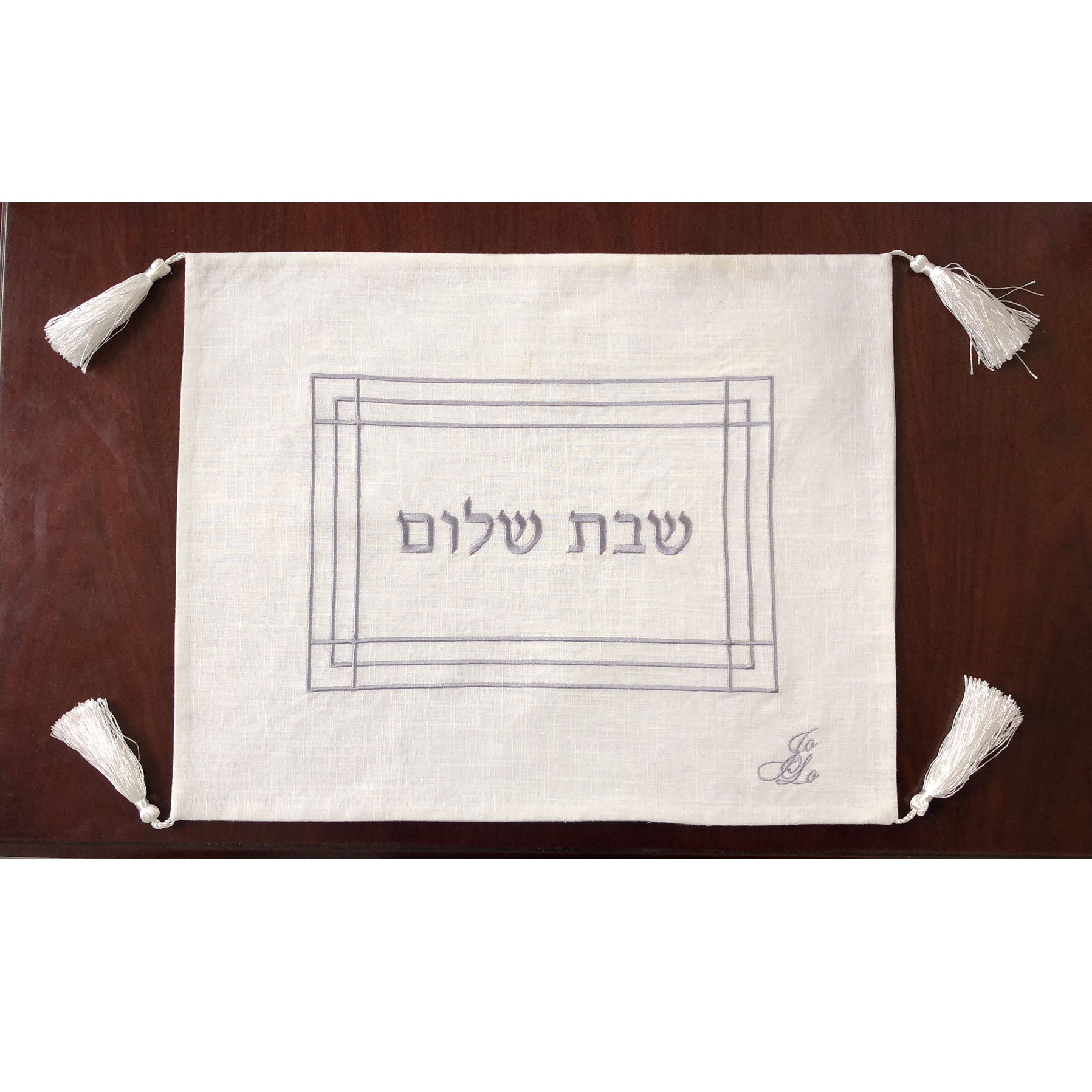 best price linen challah cover with customized embroidery1