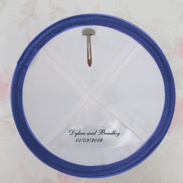 customize embroidery ahava for bat miztvah kippa kippot yarmulke