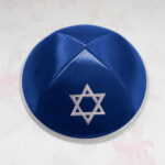 royal-blue-satin-kippah-david-star-embroidery-mitzvah