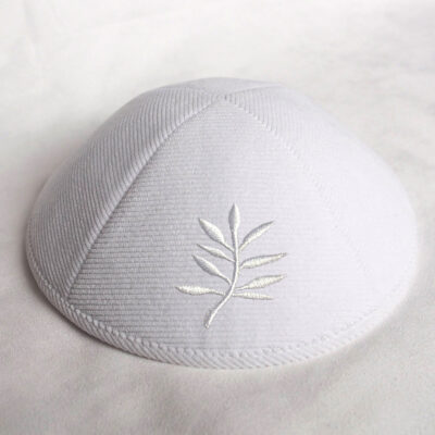 corduory-kippah-kippot-yarmulkes-white2-embroidery