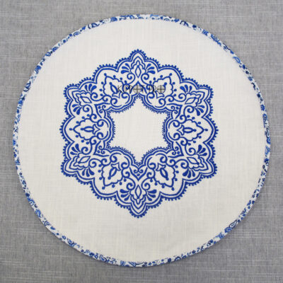 Linen Bread cover Challah Cover Customize Embroidery