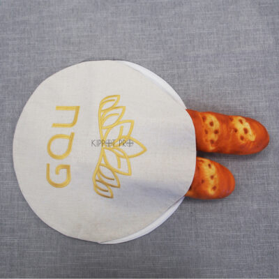 Linen Bread cover Challah Cover Customize Embroidery (复制) (复制)