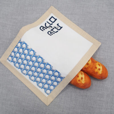 Linen Bread cover Challah Cover Customize Embroidery