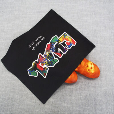 Cotton twill Digital Printed Linen Bread cover Challah Cover Customize