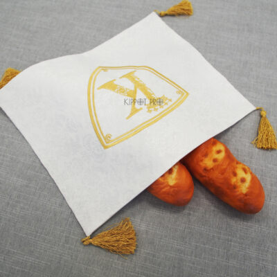 Linen Bread cover Challah Cover Customize Embroidery