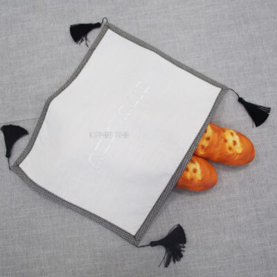 Linen Bread cover Challah Cover Customize Embroidery