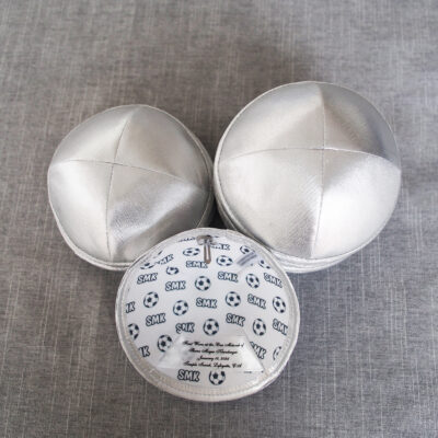 Custom glitter fabric Jewish kippah, kippah, wedding prayer cap